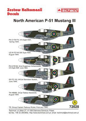 1:72 North American P-51 Mustang III