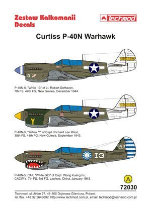 1:72 Curtiss P-40N-5 Warhawk