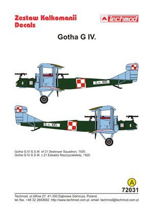 1:72 Gotha G.IV (SSW)