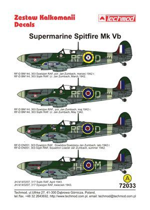 1:72 Supermarine Spitfire Mk VB