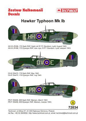 1:72 Hawker Typhoon IB