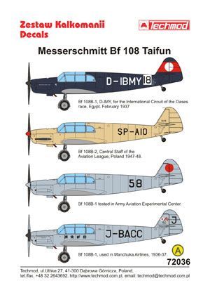 1:72 Messerschmitt Bf 108 Taifun