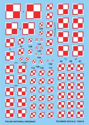 1:72 Polish National Insignias