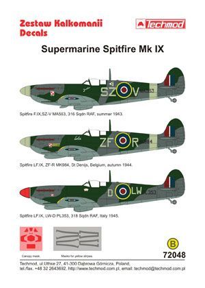1:72 Supermarine Spitfire F.IX