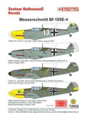 1:72 Messerschmitt Bf-109E-4