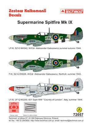 1:72 Supermarine Spitfire IX