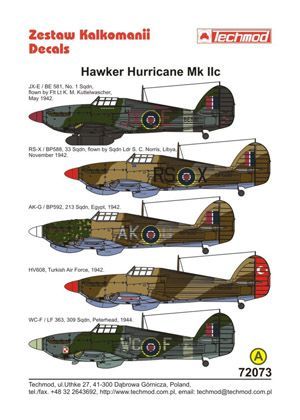 1:72 Hawker Hurricane IIc