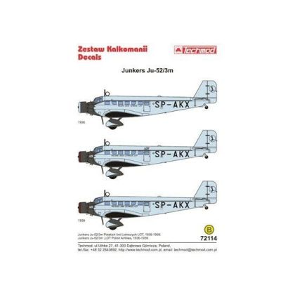 1:72 Junkers Ju 52/3m