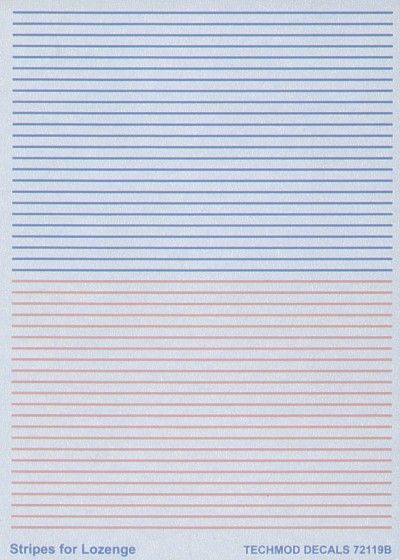 1:72 Stripes for lozenge