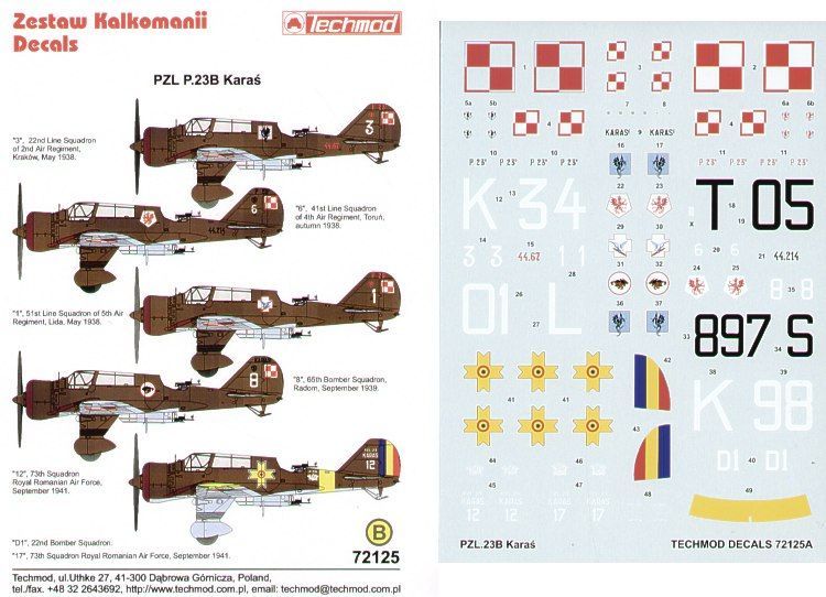 1:72 PZL P.23B Karaś