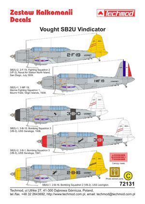 1:72 Vought SB2U Vindicator