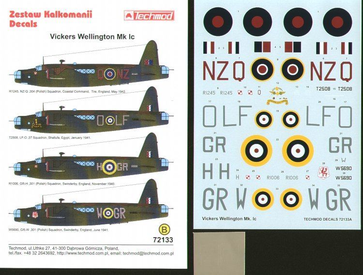 1:72 Vickers Wellington Mk.Ic