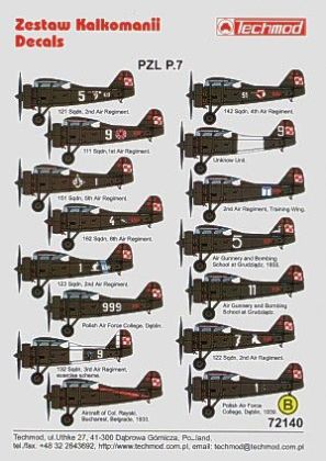 1:72 PZL P.7 (Polsko)
