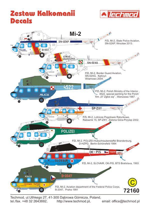 1:72 Kalkomania Mi-2