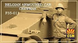 1:35 Belgian Armoured car crewman