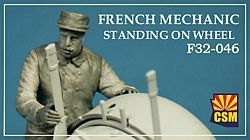 1:32 French mechanic on a wheel