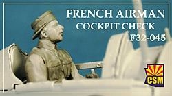 1:32 French airman cockpit check