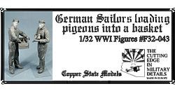 1:32 Germam sailors with pigeons