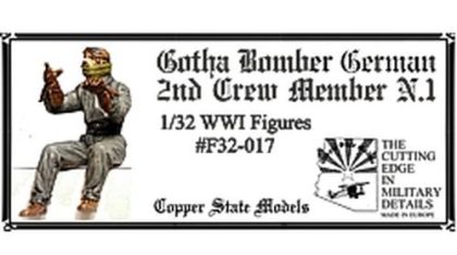 1:32 Gotha Bomber German 2nd Crew Member N.1