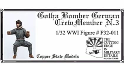 1:32 Gotha Bomber German Crew Member N.3