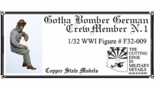 1:32 Gotha Bomber German Crew Member N.1