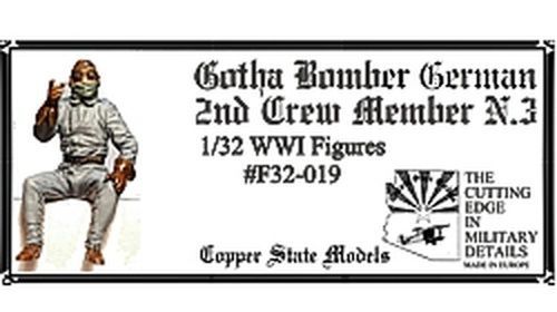 1:32 Gotha Bomber German 2nd Crew Member N.3