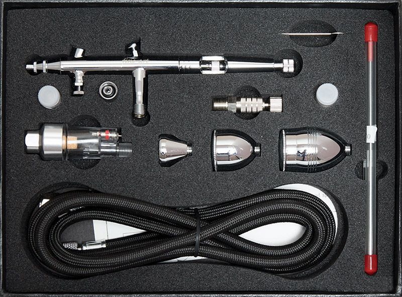 Aerograf FA-186AK typ 7790 0.2 mm, 0.3 mm, 0.5 mm