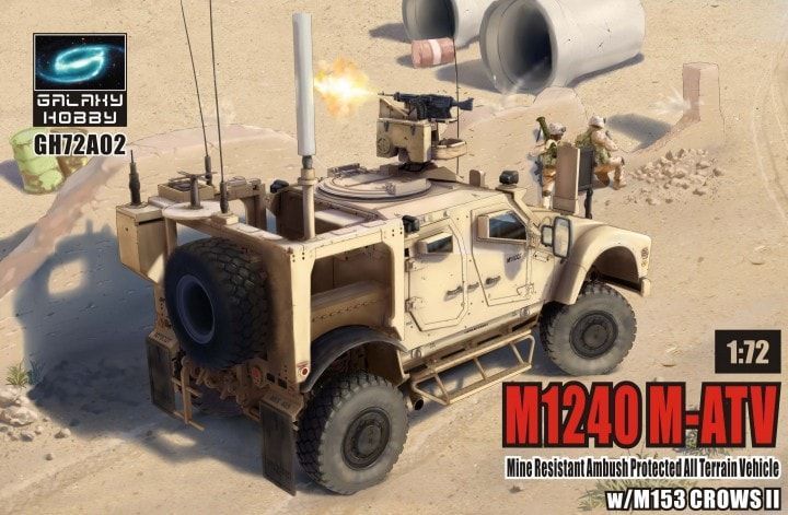 1:72 M1240 M-ATV w/ M153 CROWS II