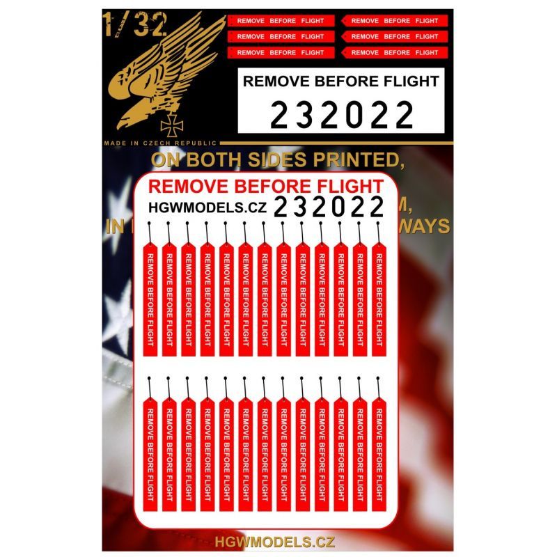 1:32 Remove Before Flight - Easy Belts