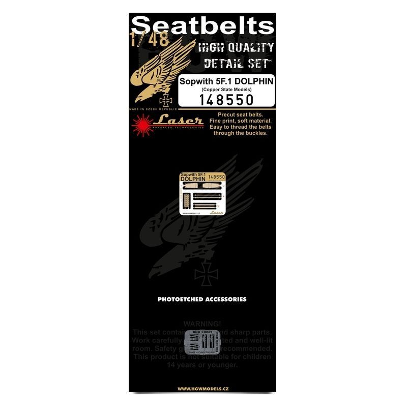 1:48 Sopwith 5F.1 Dolphin - Seatbelts