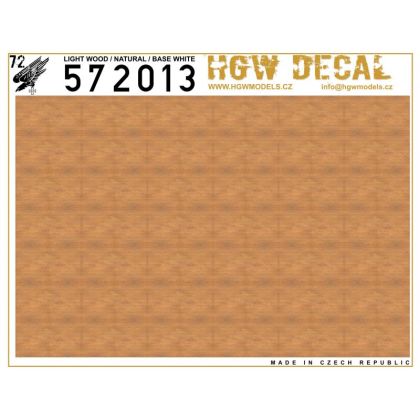 1:72 Natural Light Wood - Base White