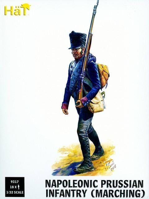 1:32 Napoleonic Prussian Infantry (Marching)
