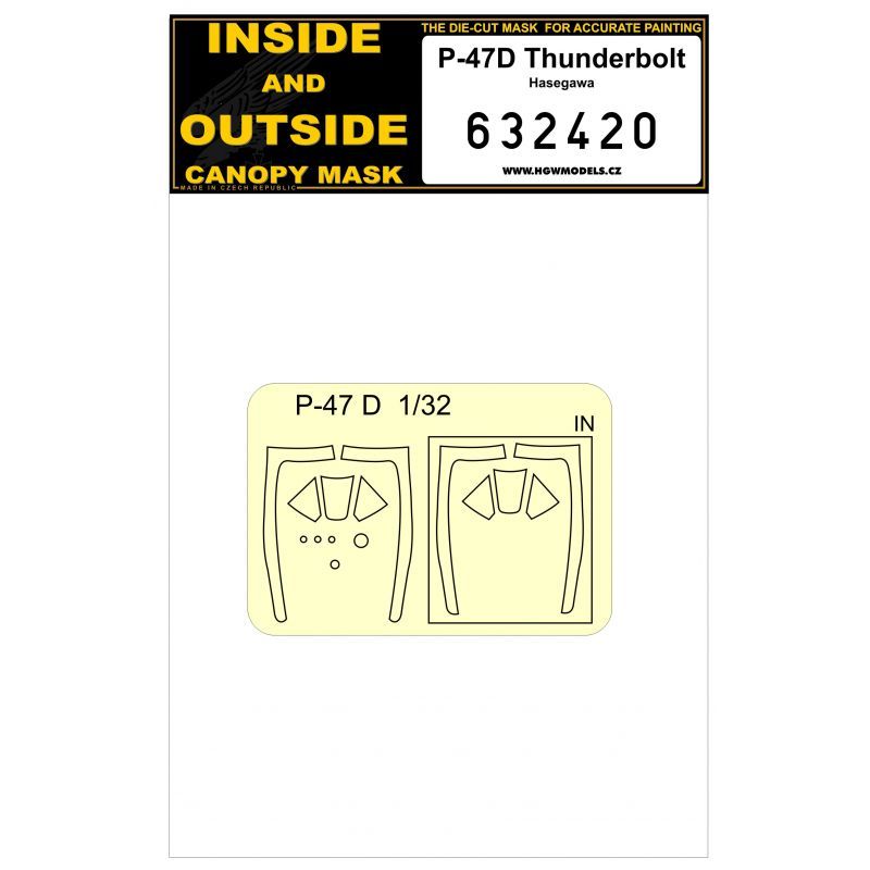1:32 P-47D Thunderbolt - Masks