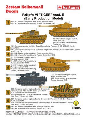 1:72 Pz.Kpfw.VI Tiger Ausf.E (Early Production Model)
