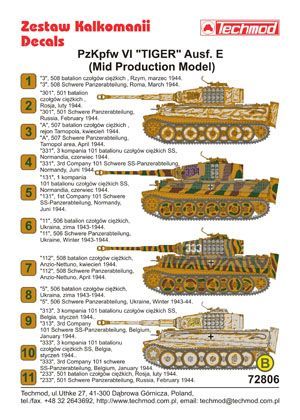 1:72 Pz.Kpfw.VI Tiger Ausf.E (Mid Production Model)