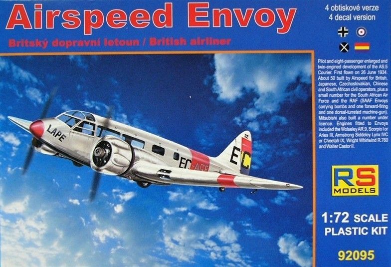1:72 Airspeed Envoy Cheetah engine
