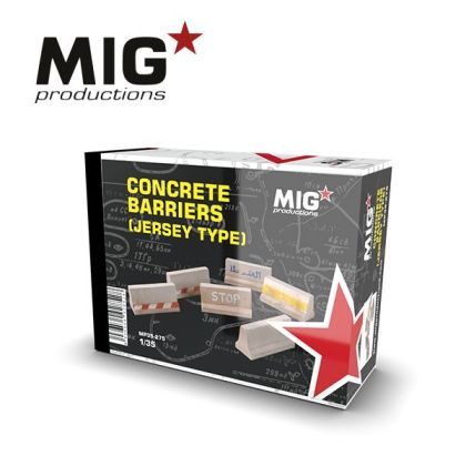 1:35 CONCRETE BARRIERS (JERSEY TYPE)