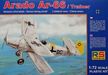 1:72 Arado Ar-66 / trainer (3x decal version)