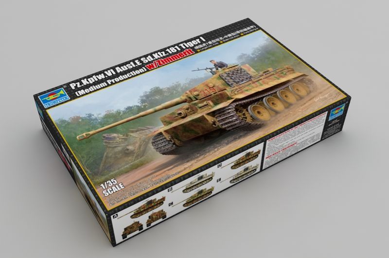 1:35 Pz.Kpfw.VI Ausf.E Sd.Kfz.181 Tiger I (Medium Production) w/ Zimmerit