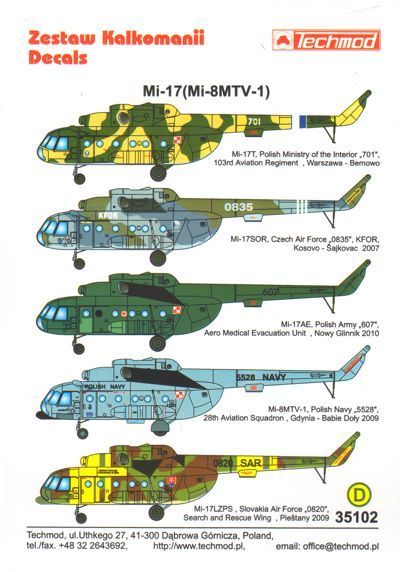 1:35 Mil Mi-8MT/Mi-17 Hip-H Helicopter