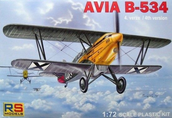 1:72 Avia B.534 IV.verze (Bulg. AF: Czech Police)
