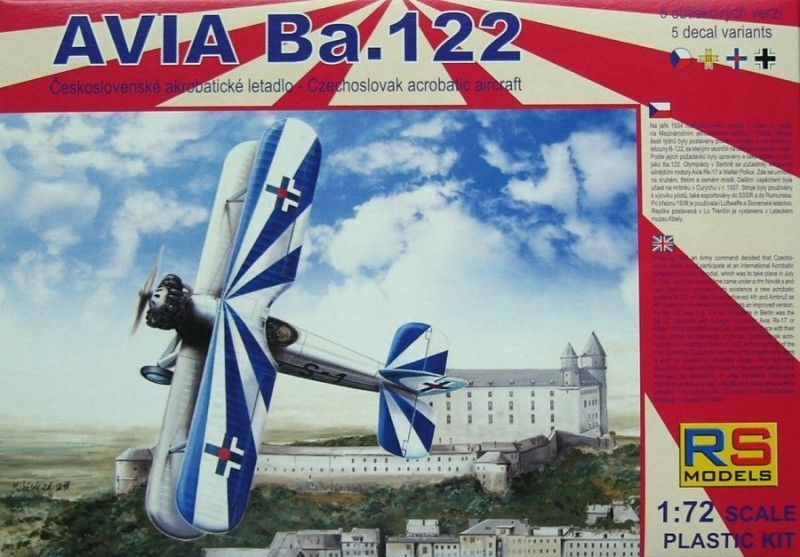 1:72 Avia Ba.122 Acrobatic aircraft