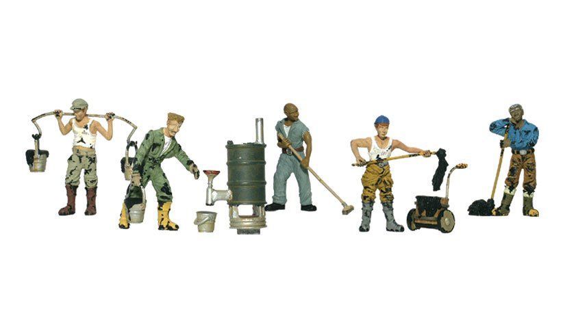 Roofers - HO Scale