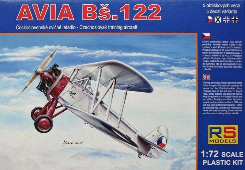 1:72 Avia Bš.122 Training plane