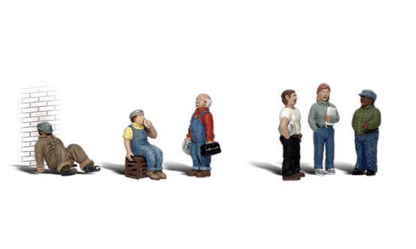 Factory Workers - HO Scale