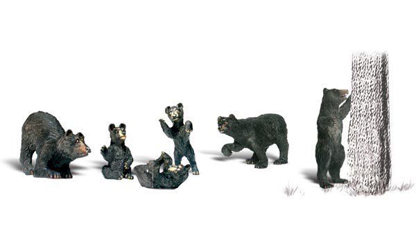 Black Bears - HO Scale