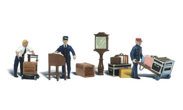 Depot Workers & Accessories - HO Scale