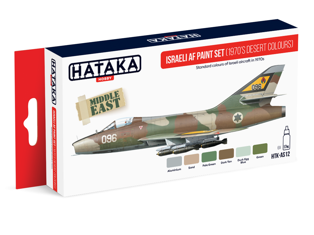 Israeli AF paint set (1970’s desert colours)