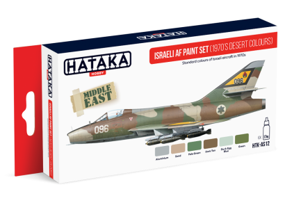 Israeli AF paint set (1970’s desert colours)