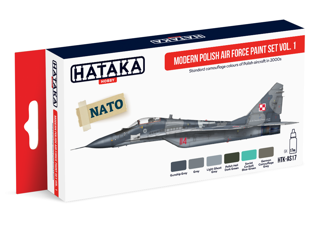 Modern Polish Air Force Paint Set Vol. 1